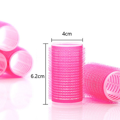 6 τμχ Nature Fluffy Hair Heatless μπούκλες Rollers No Heat Hair Styling Tools for Women Fixed Self Grip Curly Hai Covering Tools