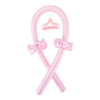 Sieviešu bezkarsuma kērlinga ruļļi stieņa galvas saite gariem matiem liela mīksta zīda putas bez karstuma rullīšiem Cirtaini veidojoša lente miega ruļļi