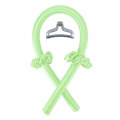 Sieviešu bezkarsuma kērlinga ruļļi stieņa galvas saite gariem matiem liela mīksta zīda putas bez karstuma rullīšiem Cirtaini veidojoša lente miega ruļļi