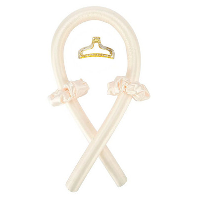 Sieviešu bezkarsuma kērlinga ruļļi stieņa galvas saite gariem matiem liela mīksta zīda putas bez karstuma rullīšiem Cirtaini veidojoša lente miega ruļļi