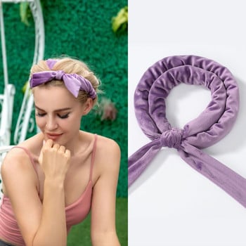 ΝΕΑ Heatless μπούκλα κεφαλόδεσμος No Heat Hair Curlers Lazy Bow Rollers Hair Sleeping Soft Heatless μπούκλες DIY Εργαλείο styling μαλλιών