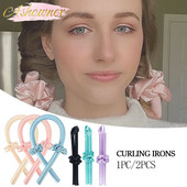 Heatless Curling Rod Bandă Lazy Curler Bentita Bucle Panglică de mătase Dormit Moale Wave Formers Modelare DIY Instrument de coafat