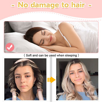 Heatless Curling Bar лента за глава Lazy Curler лента за глава Curls Silk Ribbon Sleeping Soft Wave Formers Моделиране Направи си сам Инструмент за оформяне на прическа