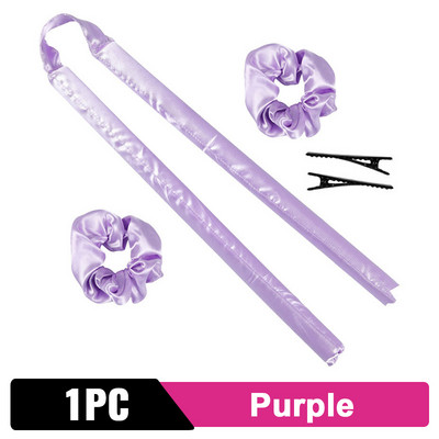 Heatless Curling Rod Bandă Lazy Curler Bentita Bucle Panglică de mătase Dormit Moale Wave Formers Modelare DIY Instrument de coafat
