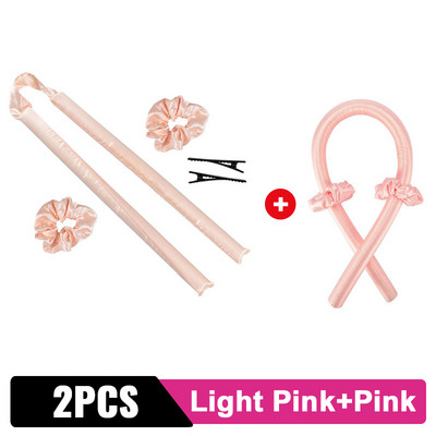 Heatless Curling Rod Bandă Lazy Curler Bentita Bucle Panglică de mătase Dormit Moale Wave Formers Modelare DIY Instrument de coafat