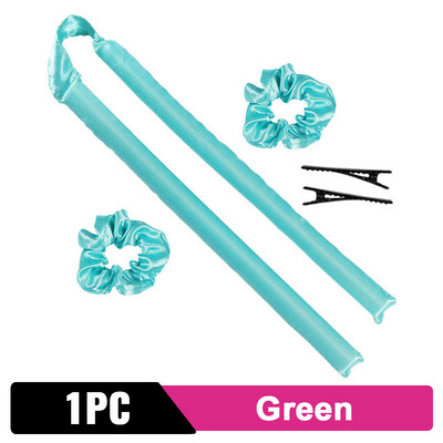 Heatless Curling Rod Bandă Lazy Curler Bentita Bucle Panglică de mătase Dormit Moale Wave Formers Modelare DIY Instrument de coafat