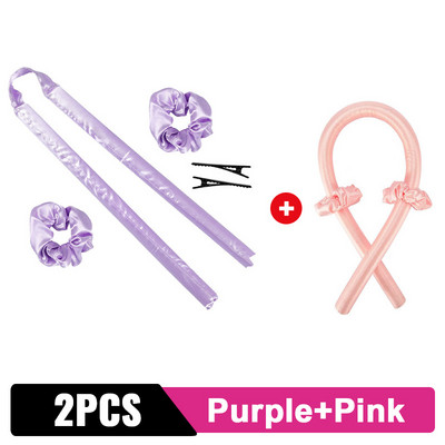 Heatless Curling Rod Bandă Lazy Curler Bentita Bucle Panglică de mătase Dormit Moale Wave Formers Modelare DIY Instrument de coafat