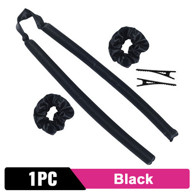 Heatless Curling Rod Bandă Lazy Curler Bentita Bucle Panglică de mătase Dormit Moale Wave Formers Modelare DIY Instrument de coafat
