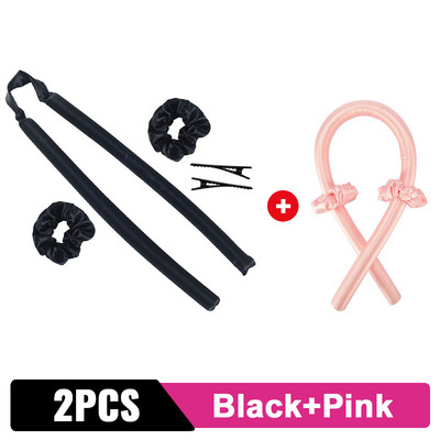 Heatless Curling Rod Bandă Lazy Curler Bentita Bucle Panglică de mătase Dormit Moale Wave Formers Modelare DIY Instrument de coafat
