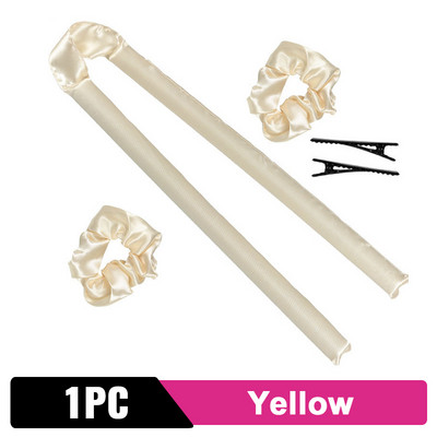 Heatless Curling Rod Bandă Lazy Curler Bentita Bucle Panglică de mătase Dormit Moale Wave Formers Modelare DIY Instrument de coafat
