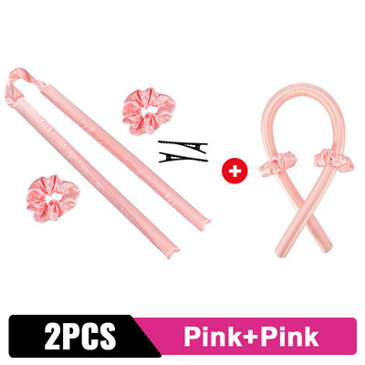Heatless Curling Rod Bandă Lazy Curler Bentita Bucle Panglică de mătase Dormit Moale Wave Formers Modelare DIY Instrument de coafat