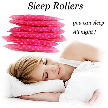 10 τεμάχια/Παρτίδα Μαλακά μαξιλάρια ύπνου Σετ ρολά μαλλιών με μαλακό μαξιλάρι για τα μαλλιά