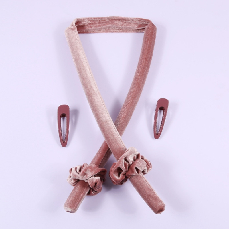 Αθερμές μπούκλες μαλλιών για μακριά μαλλιά για ύπνο κατά τη διάρκεια της νύχτας No Heat curls Headband Rollers Curling DIY Styling Tools