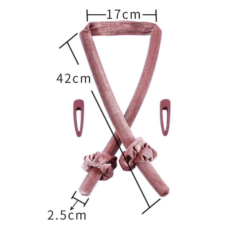 Αθερμές μπούκλες μαλλιών για μακριά μαλλιά για ύπνο κατά τη διάρκεια της νύχτας No Heat curls Headband Rollers Curling DIY Styling Tools