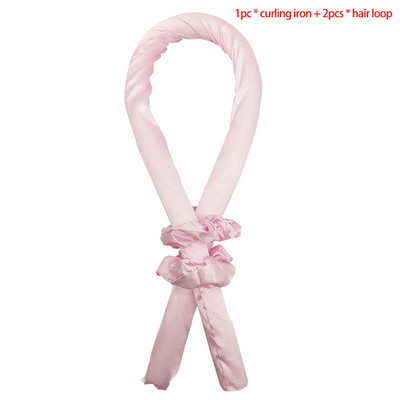 Nekarsējama kērlinga stieņa galvas saite Lazy Curler Zīda kērlinga lente Zīda kērlinga lente Karstuma matu kērlinga lente Padara matus cirtainus