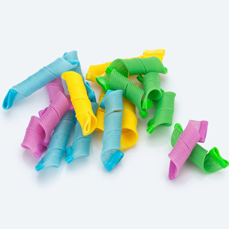 18GB matu ruļļi sievietēm DIY Magic Rollers Sticks var palikt nakti nekarstoši mīkstas cirtas modelētājs Bendy veidošanas rīki