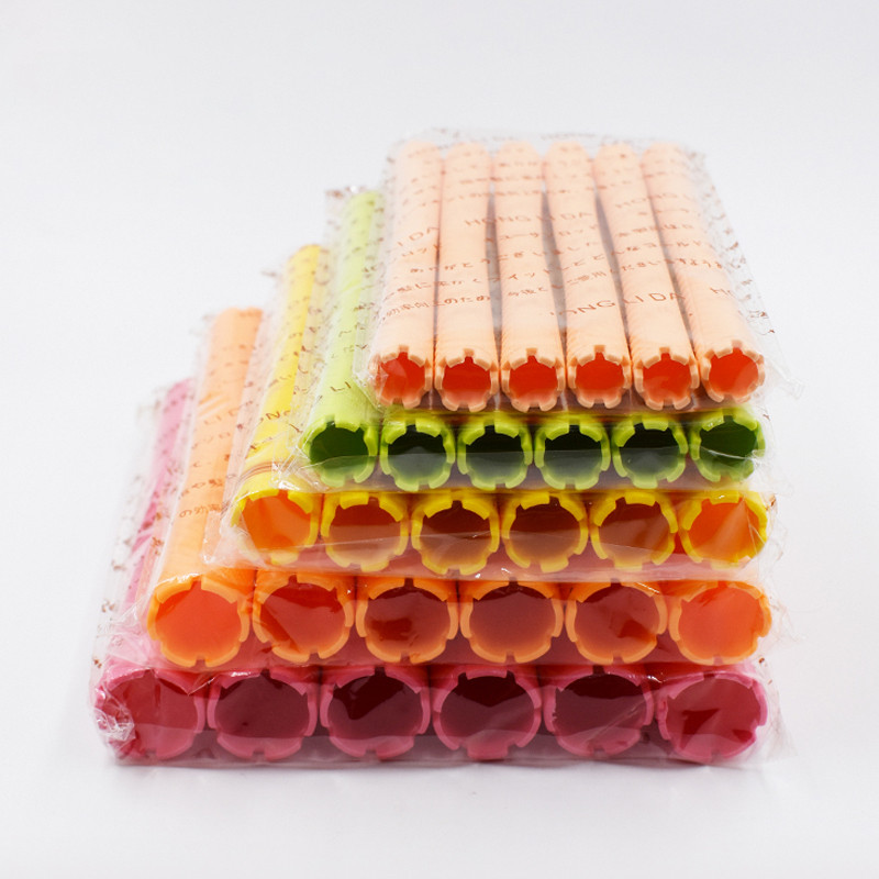 18 kom/set 14*160 mm uvijači za ekstra dugu kosu s gumicama Šipke za hladnu trajnu Šipke za uvijače Kopča za uvijanje kose Frizerski pribor 1551