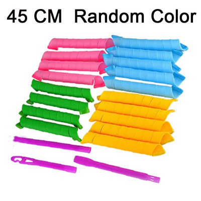 7 dimensiuni diferite 18 buc/set role de păr din plastic cu diametrul de 2,5 cm nou ondulator de păr magic DIY role bendy instrumente de coafat