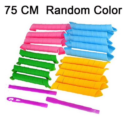 7 dimensiuni diferite 18 buc/set role de păr din plastic cu diametrul de 2,5 cm nou ondulator de păr magic DIY role bendy instrumente de coafat