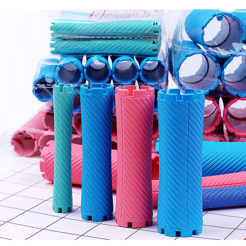 3 paketa/set 25 mm štapići za trajnu kosu s gumicama Kit Hladna trajna šipka Plastični uvijači Valjci Set Wave Fluffy Corn Hair 1507