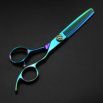 Професионална стомана JP 440c 6 \'\' Зелена ножица ножици за коса фризьорски инструменти ножици за подстригване фризьорски ножици