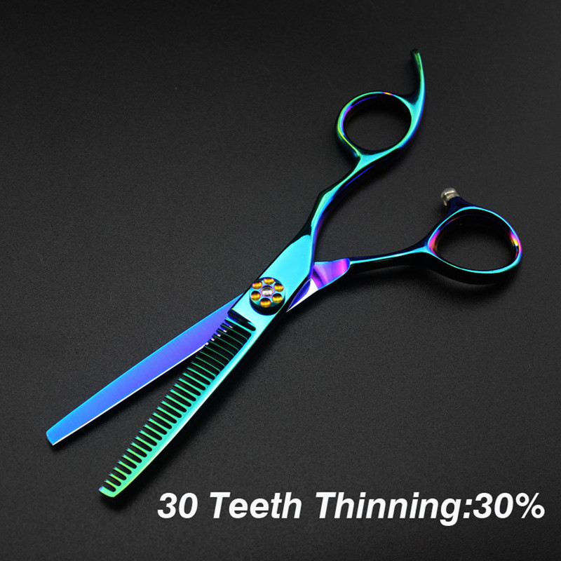 Profesionalios JP 440c plieninės 6'' žalios žirklės plaukų žirklės kirpimas kirpimo įrankiai plaukų kirpimas retinimo žirklės kirpyklos žirklės