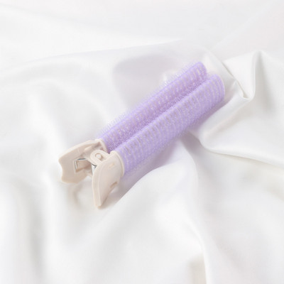 2 gab Bangs matu saknes pūkains matu sprādzes slinks matu sprādzes Matu tops veidošanas lokošanās mucas portatīvie korejiešu matu sprādzes matu ruļļi