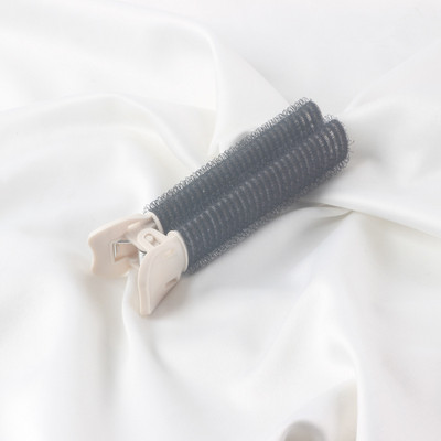 2 gab Bangs matu saknes pūkains matu sprādzes slinks matu sprādzes Matu tops veidošanas lokošanās mucas portatīvie korejiešu matu sprādzes matu ruļļi