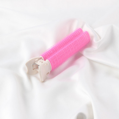 2 gab Bangs matu saknes pūkains matu sprādzes slinks matu sprādzes Matu tops veidošanas lokošanās mucas portatīvie korejiešu matu sprādzes matu ruļļi