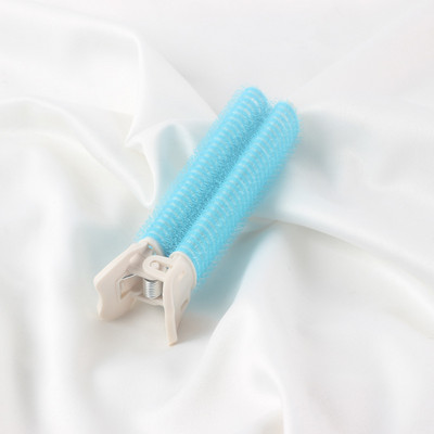 2 gab Bangs matu saknes pūkains matu sprādzes slinks matu sprādzes Matu tops veidošanas lokošanās mucas portatīvie korejiešu matu sprādzes matu ruļļi