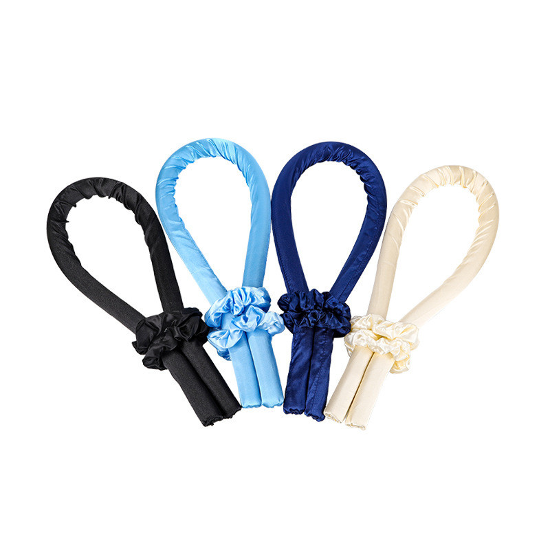 4Pcs/Set Slik satenski uvijač za kosu bez zagrijavanja Traka za glavu Lazy Curler Frizerski alati Uvijač za kosu bez zagrijavanja sa kopčom za kosu