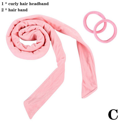 1kom Traka za uvijanje kose Traka za glavu Bez topline Kovrče za lijene kose Meke valjke za uvojke Šipka DIY Stiliziranje za spavanje Alati bez topline Wave Formers M8P0