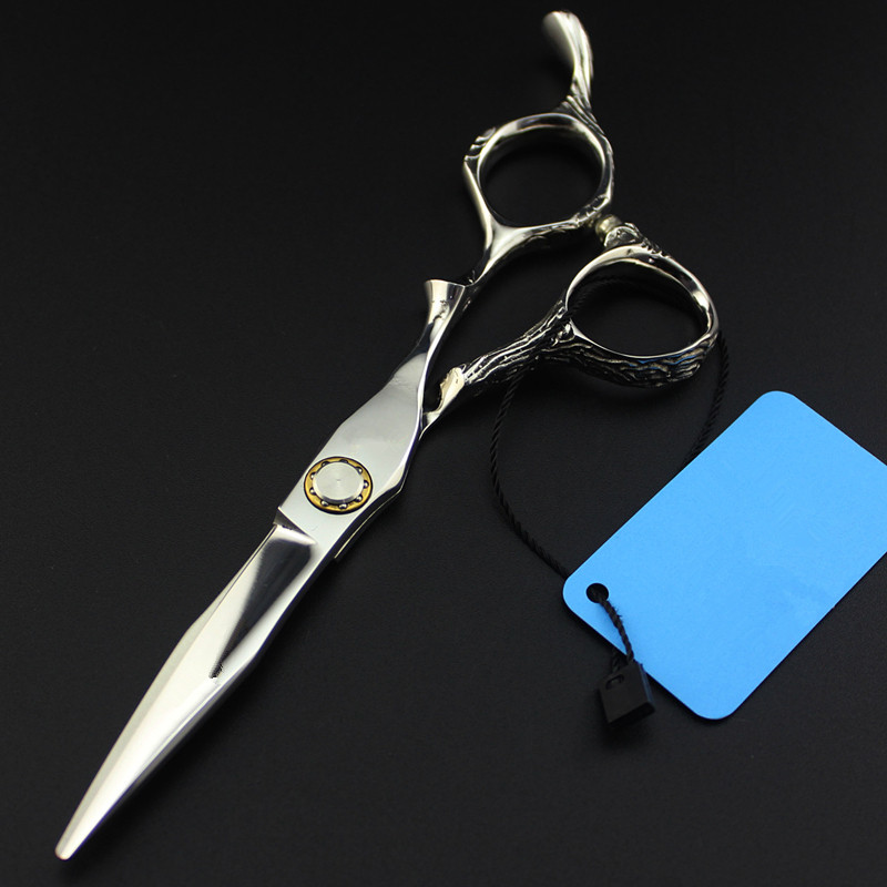 Japonia profesională 440c 6 inch cu rulment foarfece de păr tuns frizer makas tunsoare foarfece de subțiere foarfece de coafură