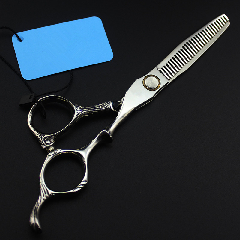 Japonia profesională 440c 6 inch cu rulment foarfece de păr tuns frizer makas tunsoare foarfece de subțiere foarfece de coafură