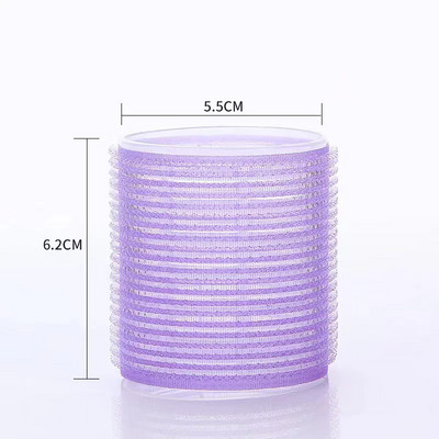 6kom/lot Više veličina Frizerstvo Kućna upotreba DIY Magic Veliki samoljepljivi valjci za kosu Valjak za oblikovanje Uvijač za uljepšavanje