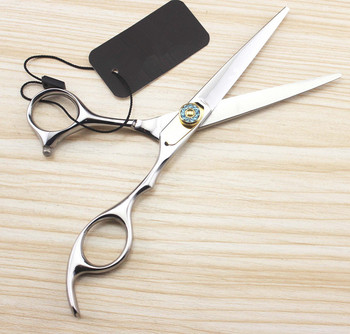 Най-висок клас професионални 6 инча Япония 440c 9cr13 ножици за скъпоценни камъни комплект бръснарски ножици фризьорски ножици Безплатна доставка