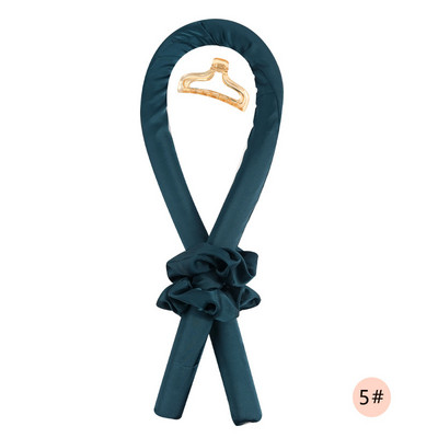 Nekarsējama kērlinga stieņa galvas saite Lazy Curler Zīda kērlinga lente Zīda kērlinga lente Karstuma matu kērlinga lente Padara matus cirtainus