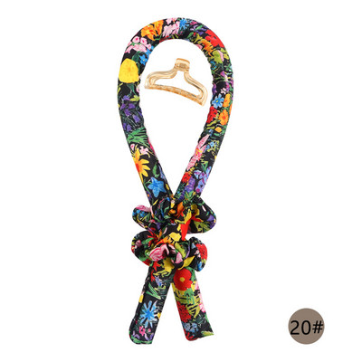 Nekarsējama kērlinga stieņa galvas saite Lazy Curler Zīda kērlinga lente Zīda kērlinga lente Karstuma matu kērlinga lente Padara matus cirtainus