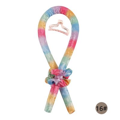 Nekarsējama kērlinga stieņa galvas saite Lazy Curler Zīda kērlinga lente Zīda kērlinga lente Karstuma matu kērlinga lente Padara matus cirtainus