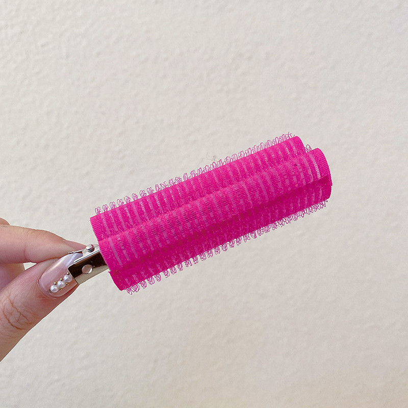 Set de 2 bucăți agrafă de păr pufoasă și naturală, fără căldură, curling din plastic, breton fix, instrument de coafare cu val, accesorii de modă pentru păr