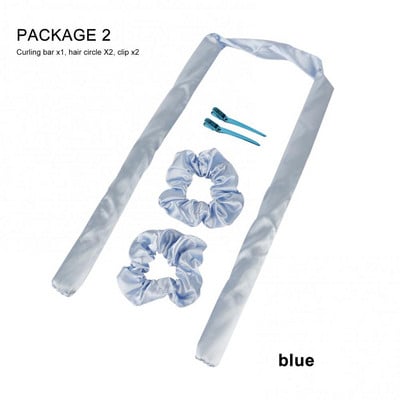 Nekarsējama kērlinga stieņa galvas saite Lazy lokotāju komplekts Padariet matus mīkstus, spīdīgus, bez karstuma spirālveida bumbieru ziedu lokšķēres modelēšanas piederumi