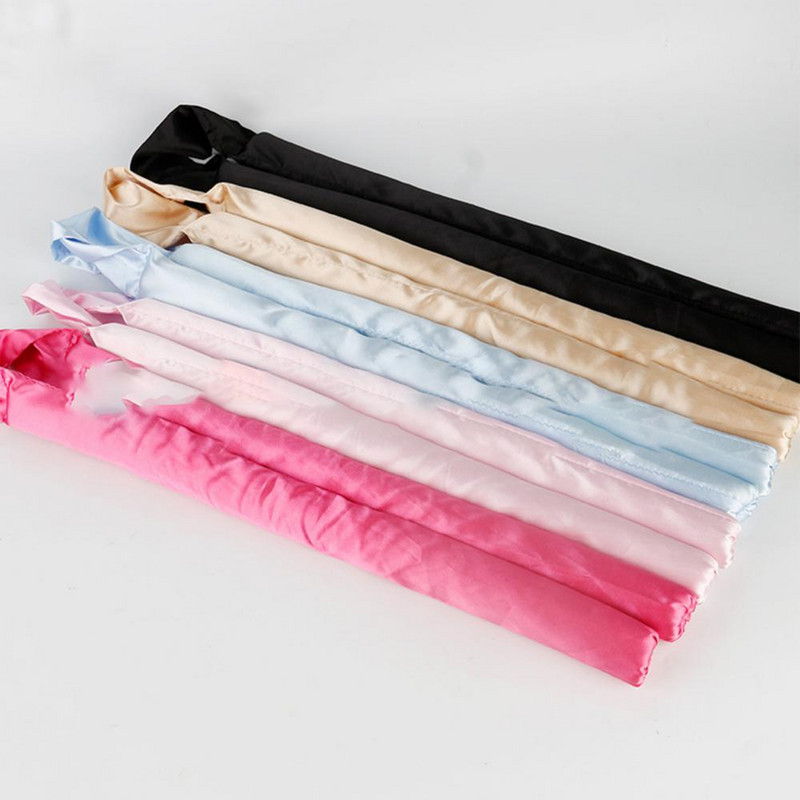 Nekarsējama kērlinga stieņa galvas saite Lazy lokotāju komplekts Padariet matus mīkstus, spīdīgus, bez karstuma spirālveida bumbieru ziedu lokšķēres modelēšanas piederumi