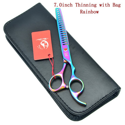 7,0 colio Meisha profesionalios naminių gyvūnėlių retinimo žirklės šunų kirpimo žirklės galvanizuotos žuvies kaulų žirklės naminių gyvūnėlių kirpimui Tesouras B0012A