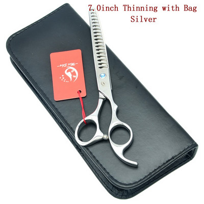 7,0 colio Meisha profesionalios naminių gyvūnėlių retinimo žirklės šunų kirpimo žirklės galvanizuotos žuvies kaulų žirklės naminių gyvūnėlių kirpimui Tesouras B0012A