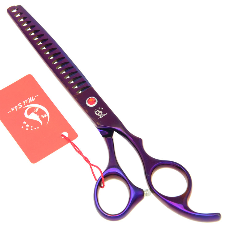 7,0 colio Meisha profesionalios naminių gyvūnėlių retinimo žirklės šunų kirpimo žirklės galvanizuotos žuvies kaulų žirklės naminių gyvūnėlių kirpimui Tesouras B0012A