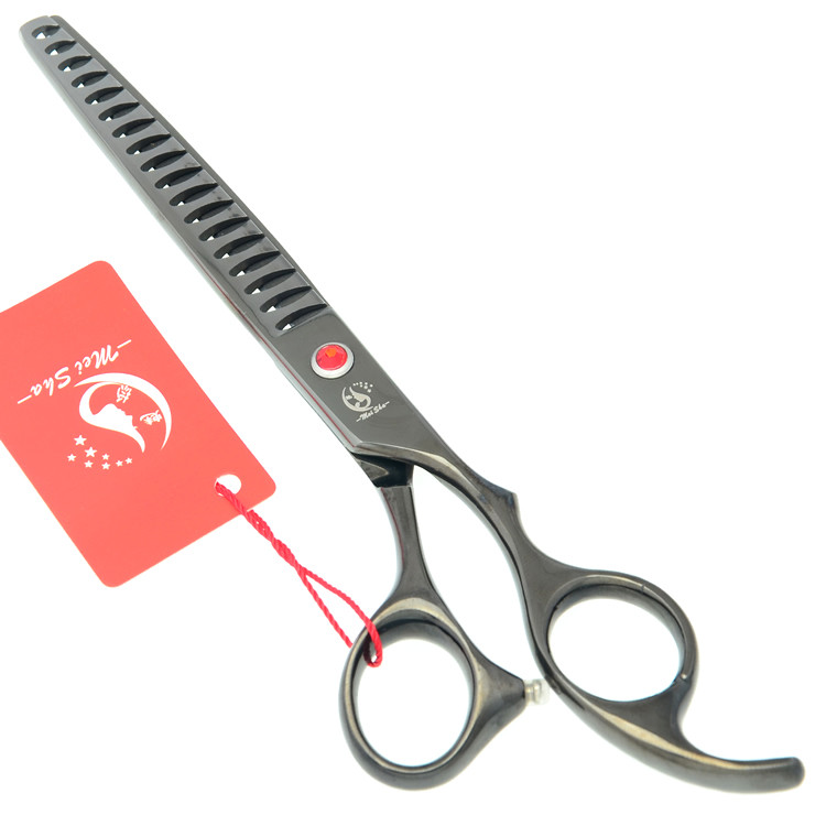 7,0 colio Meisha profesionalios naminių gyvūnėlių retinimo žirklės šunų kirpimo žirklės galvanizuotos žuvies kaulų žirklės naminių gyvūnėlių kirpimui Tesouras B0012A