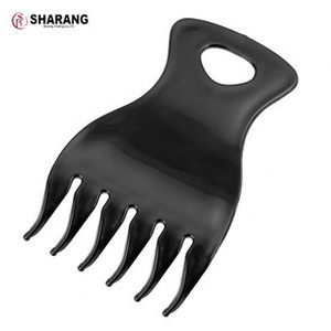 naujos 2023 m. juodos didelių plačių dantų šukos kabliuko rankenos išvalymas sumažina plaukų slinkimą, kirpyklų salonas, dažymas, formavimo šepetėlis, įrankiai