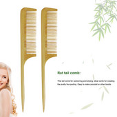 Individualus logotipas Nauja smailia žiurkės uodega Kirpykla Medinės šukos Plaukų priežiūra Sveikos šukos Tinka moterims