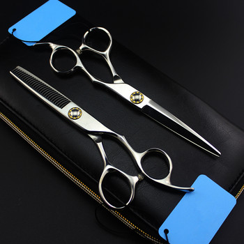 Професионална Япония 9cr стомана 6 инча Комплект ножици за коса подстригване изтъняване бръснар makas ножици за рязане фризьорски ножици