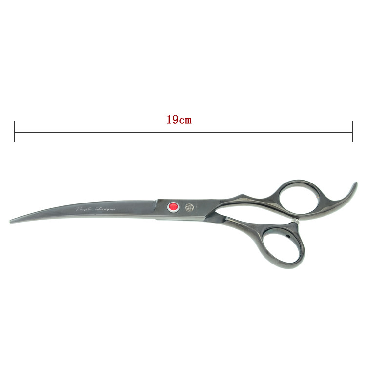 7.0" profesionalne škare za šišanje kućnih ljubimaca Škare za šišanje pasa sa zakrivljenom glavom Škare za kućne ljubimce Japan 440C Mašina za šišanje pasa B0026B